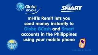 Send Money to the Philippines by SMS using mHITs Remit [upl. by Akemahc]