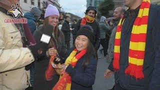 Catanzaro  Cosenza 21 i tifosi nel DopoStadio [upl. by Ahsiuqet]