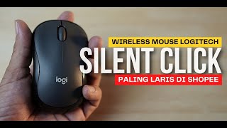 Cobain Mouse Wireless Silent Click Paling Laris Di Shopee  Logitech M220 [upl. by Trumaine948]