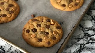 Peanut Butter amp Milk Chocolate Chip Cookies [upl. by Emsoc]