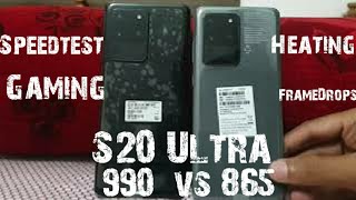 Galaxy S20 ultra Exynos 990 vs Snapdragon 865 Detailed Review [upl. by Onifled32]