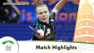 WTTC 2015 Highlights SOLJA Petrissa vs GRZYBOWSKA Katarzyna R 64 [upl. by Antebi]