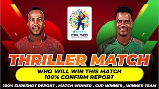 CPL 2024  3rd Match  St Kitts And Nevis Patriots vs Trinbago Knight Riders  Match Report  CPL 24 [upl. by Adnirolc]