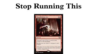 Blasphemous Act is The Most Overplayed Card in Commander [upl. by Nnylidnarb]