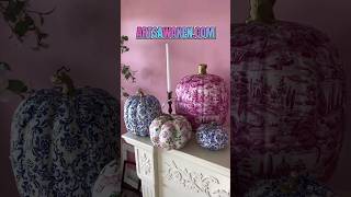 Decoupage Delights Explore the Whimsical Beauty of Decoupage Pumpkins [upl. by Latsyrhc]