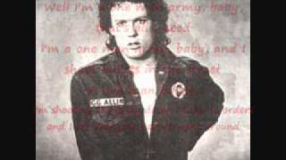 GG Allin amp The Jabbers  One Man Army with lyrics [upl. by Airotna124]