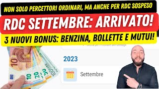 💶 REDDITO DI CITTADINANZA SETTEMBRE iniziate le lavorazioni Novità dal governo [upl. by Giaimo18]