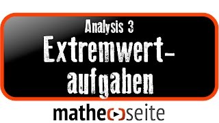 Extremwertaufgaben  A21 [upl. by Hevak]