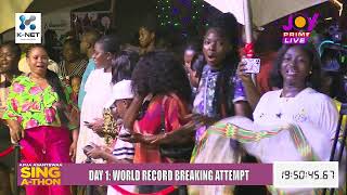 Joy Prime Livestream Afua Asantewaa‘s Singathon attempt Guinness World Record [upl. by Hada]