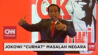 Meledakledak Presiden Jokowi quotCurhatquot Isu Utang PKI Indonesia Bubar 2030 Sampai Kaos [upl. by Ys120]