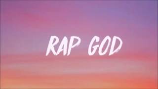 Eminem  Rap God Lyrics [upl. by Ecylahs]