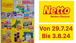 NETTO Prospekt Werbung Gültig von 29724 bis 3824Werbungde [upl. by Imyaj]