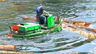 HullOakes Lumber 3 of 10  working the mill pond then the boat broke [upl. by Shue]