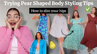 Trying Pear 🍐Shaped Body Styling Tips 🤯✨  KHUSHI GUPTA [upl. by Dwain]