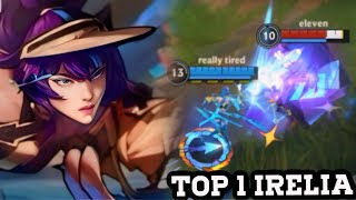 Wild Rift Ireliatop 1 Irelia gameplay Rank challenger [upl. by Raouf]