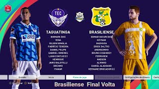 Campeonato Brasiliense Final Volta 06 Decisão eFootball PES 2021 [upl. by Haisoj758]