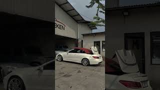 SUPER RARE MERCEDES BENZ CABRIOLET MERAH FACELIFT FASCIA [upl. by Jacky]