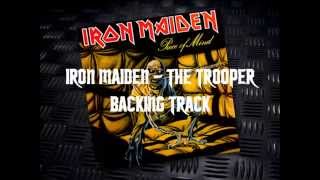 Iron Maiden  The Trooper Backing Track HQHD [upl. by Rosenwald]