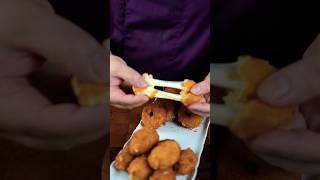 ASMR  Donuts stringy mozzarella and sausage breaded  shorts food asmr [upl. by Nedla]