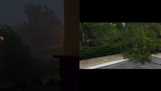 DERECHO WITH 80 MPH WIND CAUGHT ON CAM  Storm footageEAS compilation from 5212024 [upl. by Harri]