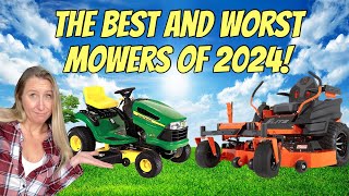 The BEST Mowers to Buy and What to Avoid at The Big Box Stores This Year [upl. by Eciuqram]