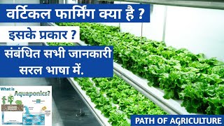 What Is Vertical Farming  In Hindi  Vertical Farming In India  Definition Types amp Benefits [upl. by Loseff363]