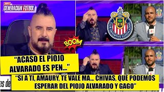 ÁLVARO EXPLOTÓ e INSULTÓ al PIOJO ALVARADO por la detonación del petardo en CHIVAS  Generación F [upl. by Anerehs]