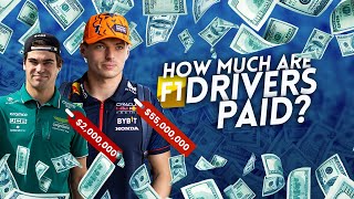 How much are F1 drivers paid [upl. by Voe646]