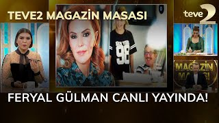 teve2 Magazin Masası Feryal Gülman canlı yayında [upl. by Eirdua285]