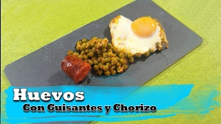 Huevos con guisantes y chorizo [upl. by Clementas]