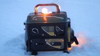 Generator review 1000 watt Sportsman by Buffalo Tools 3 [upl. by Hairacaz]