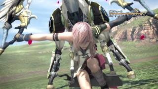 Final Fantasy XIII Mission 55  Lightning amp Odin vs Neochu amp Picochu x5 No Shrouds [upl. by Lorette]