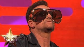 Bono Reveals Reason He Always Wears Sunglasses  The Graham Norton Show [upl. by Ttelracs]