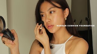 Testing Korean Cushion Foundations Darkest Shade  Haley Kim [upl. by Lavotsirc374]