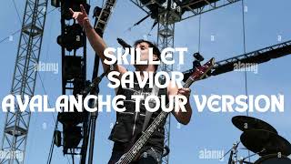 Skillet  Savior Avalanche Tour Version [upl. by Atirres]