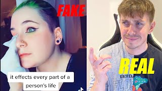 Reacting To Fake TikTok Tourettes [upl. by Amando]