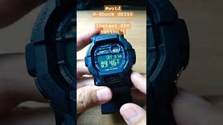 wotd Quick Access Button to Timer CDT Casio GShock GD350 shorts casio [upl. by Airb]