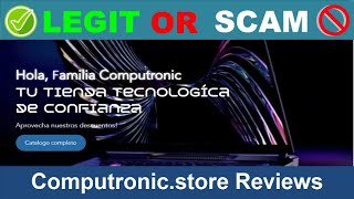 Computronic store Reviews  Nov 2024 Beware of Scam Watch Now [upl. by Janith]