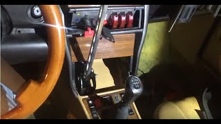 Mercedes 190e With BMW Engine Gets Hydraulic Handbrake Installed DIY [upl. by Aiket]