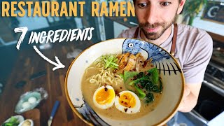 7 Ingredient Restaurant Style Ramen Amazing Recipe [upl. by Macey]