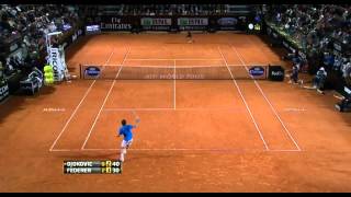 Roger Federer vs Novak Djokovic ATP Internazionali BNL Ditalia Open 2012 Highlights HD [upl. by Salsbury]