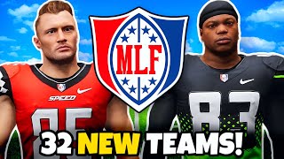 I Created a New NFL with 32 New Teams [upl. by Pelagia333]