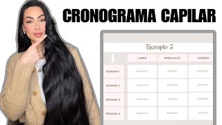 CRONOGRAMA CAPILAR🪄 Transforma tu cabello dañado en 1 mes [upl. by Ordep]