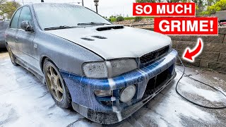 This Subaru Is Filthy  Deep Clean  Impreza GF8 Build EP5 [upl. by Dranal618]