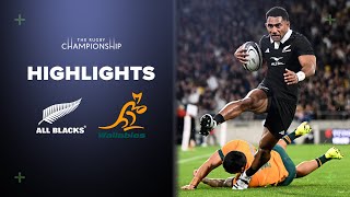 HIGHLIGHTS  Wallabies v All Blacks  Wellington 2024 [upl. by Allene836]