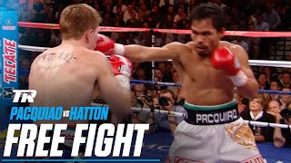 THE KO THAT CHANGED EVERYTHING  Manny Pacquiao Destroys Ricky Hatton  FREE FIGHT [upl. by Leitman673]