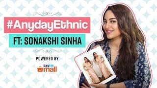 Sonakshi Sinha Anyday Ethnic  Fashion  Pinkvilla  Bollywood  Happy Phirr Bhag Jayegi [upl. by Broadbent]