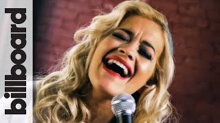 Rita Ora How We Do Party Live Acoustic Performance  Billboard The Juice [upl. by Eyeleen]