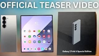 Samsung Galaxy Z Fold 6 Ultra  OFFICIAL TEASER [upl. by Carolann]