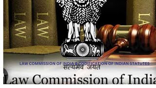 LAW COMMISSION OF INDIA amp CODIFICATION OF INDIAN STATUTES [upl. by Janos]